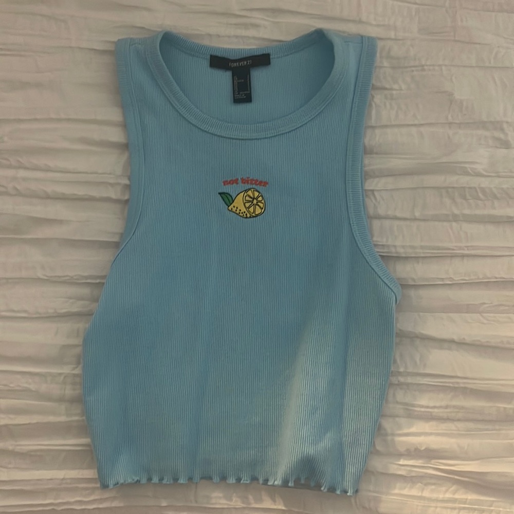 Forever 21 Cropped Tank - NEVER WORN